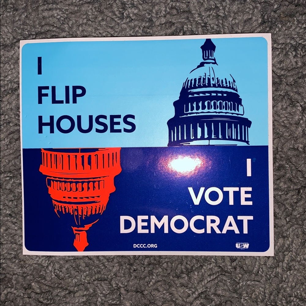 Political Sticker Set. Pro-Democrat anti-Republican. - Picture 3 of 8